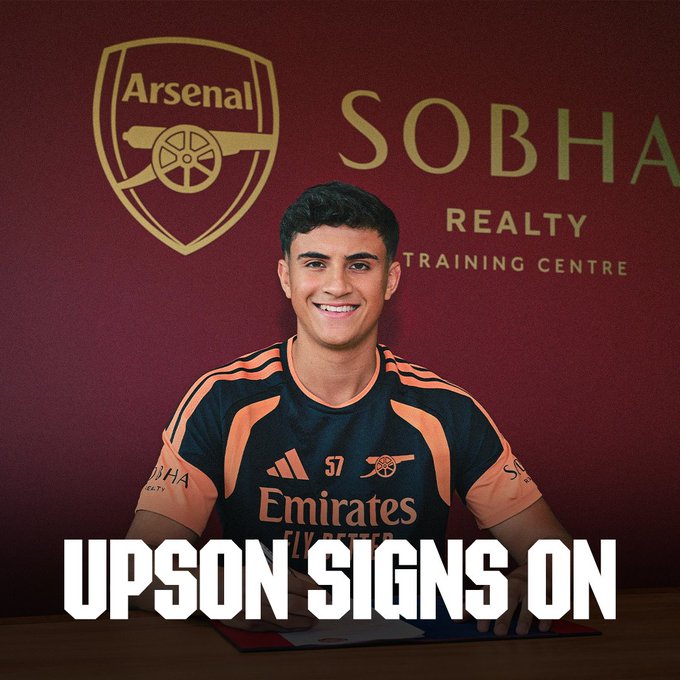 18岁后防新星小厄普森自由身加盟阿森纳,季前赛力争夺得首秀 18岁后防新星小厄普森自由身加盟阿森纳,季前赛力争夺得首秀